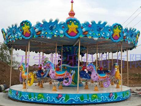 儿童游乐设备:超靠谱的游乐设施海洋转马供应商